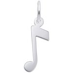 photo of Sterling silver music note charm item 001-710-03768