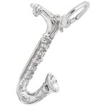 photo of Sterling silver saxophone charm item 001-710-03792