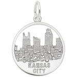 photo of Sterling silver Kansas City charm item 001-710-03826
