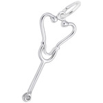 photo of Sterling silver Stethoscope charm item 001-710-03838
