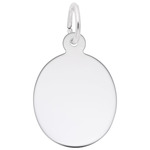 photo of Sterling silver Oval charm item 001-710-03863