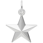 photo of Sterling silver star charm item 001-710-03957