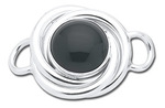 photo of Sterling silver Convertible clasp Love Knot with onyx item 001-711-00006